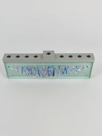 Glassart Menorah by Kelemen Kuatro