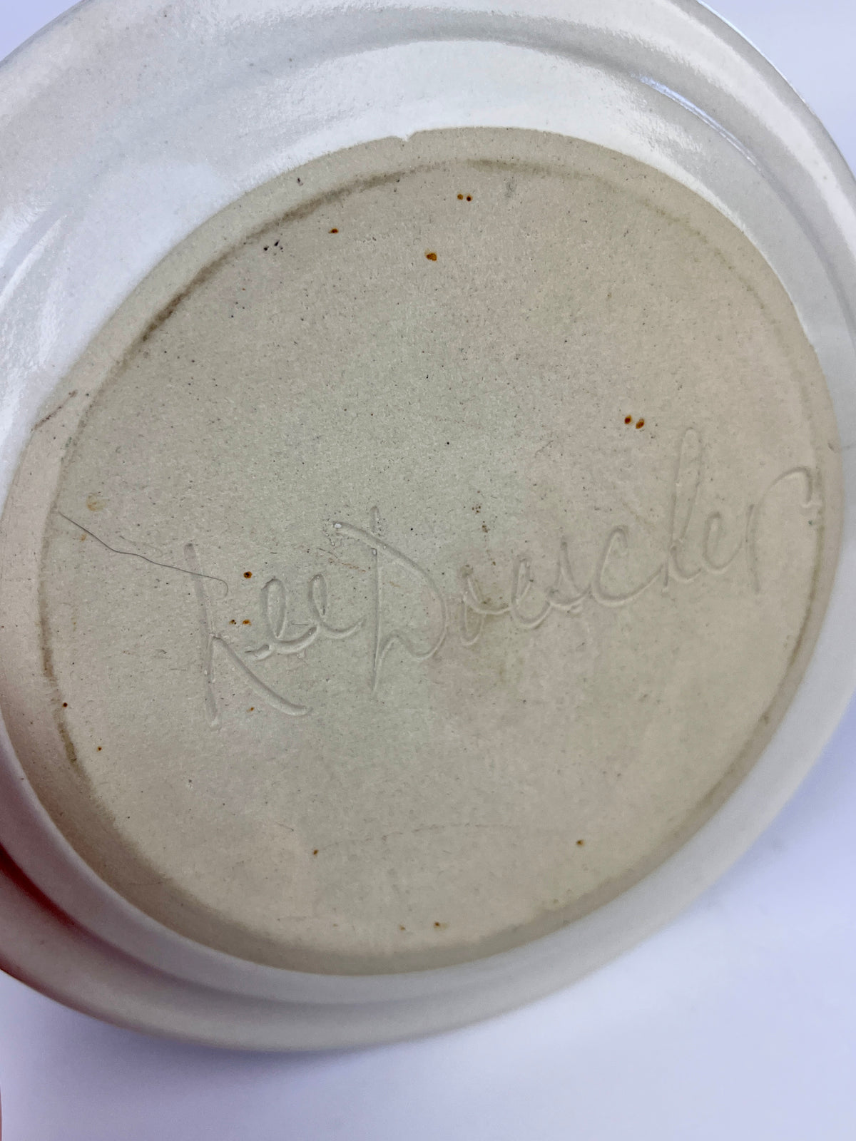 Vintage Handmade Lidded Ceramic Butter Dish