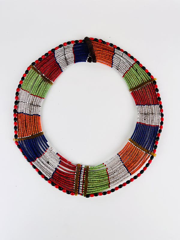 1970s Vintage Maasai Collar Necklace
