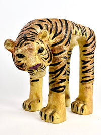 Vintage Tiger Plant Stand