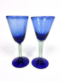 Vintage Blown Glass Stemware
