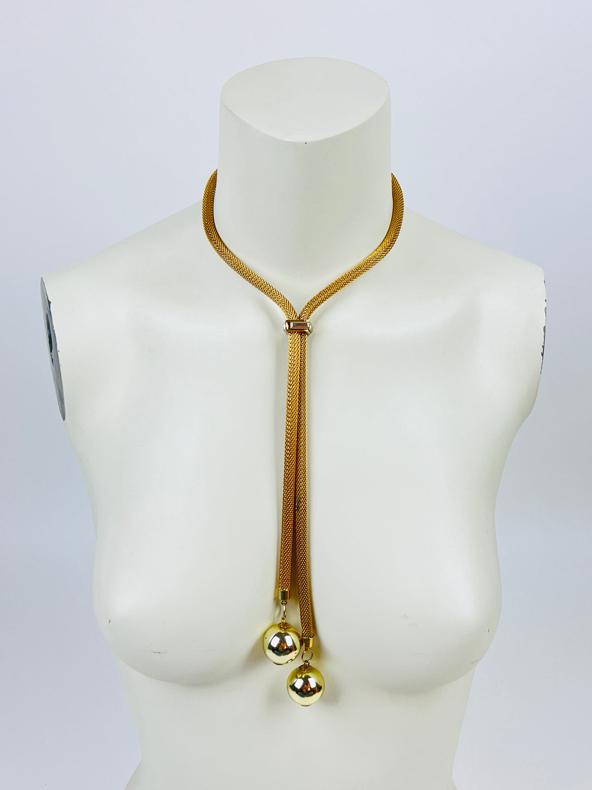 Vintage Adjustable Bauble Necklace