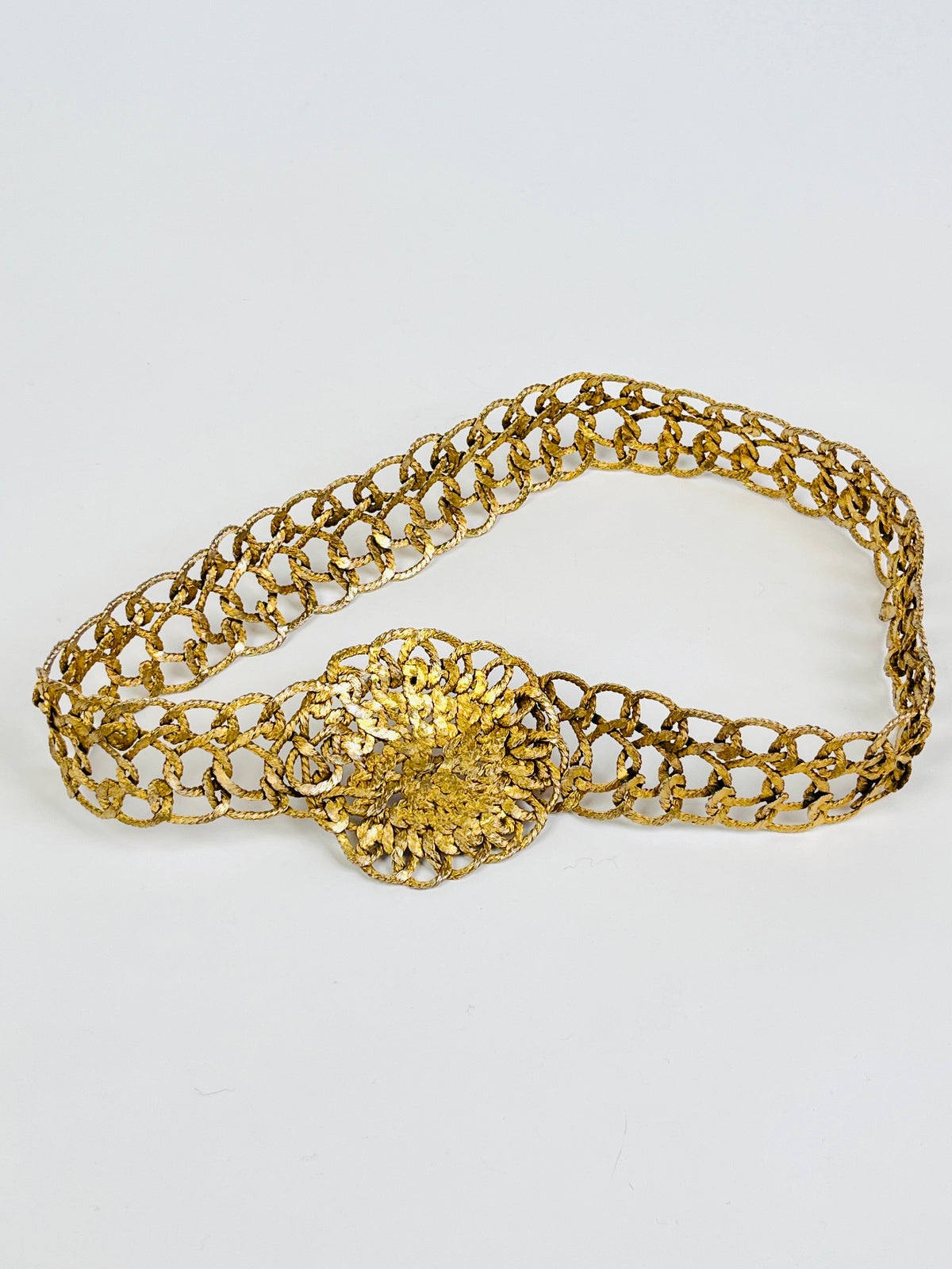 Vintage Braided Wire Belt