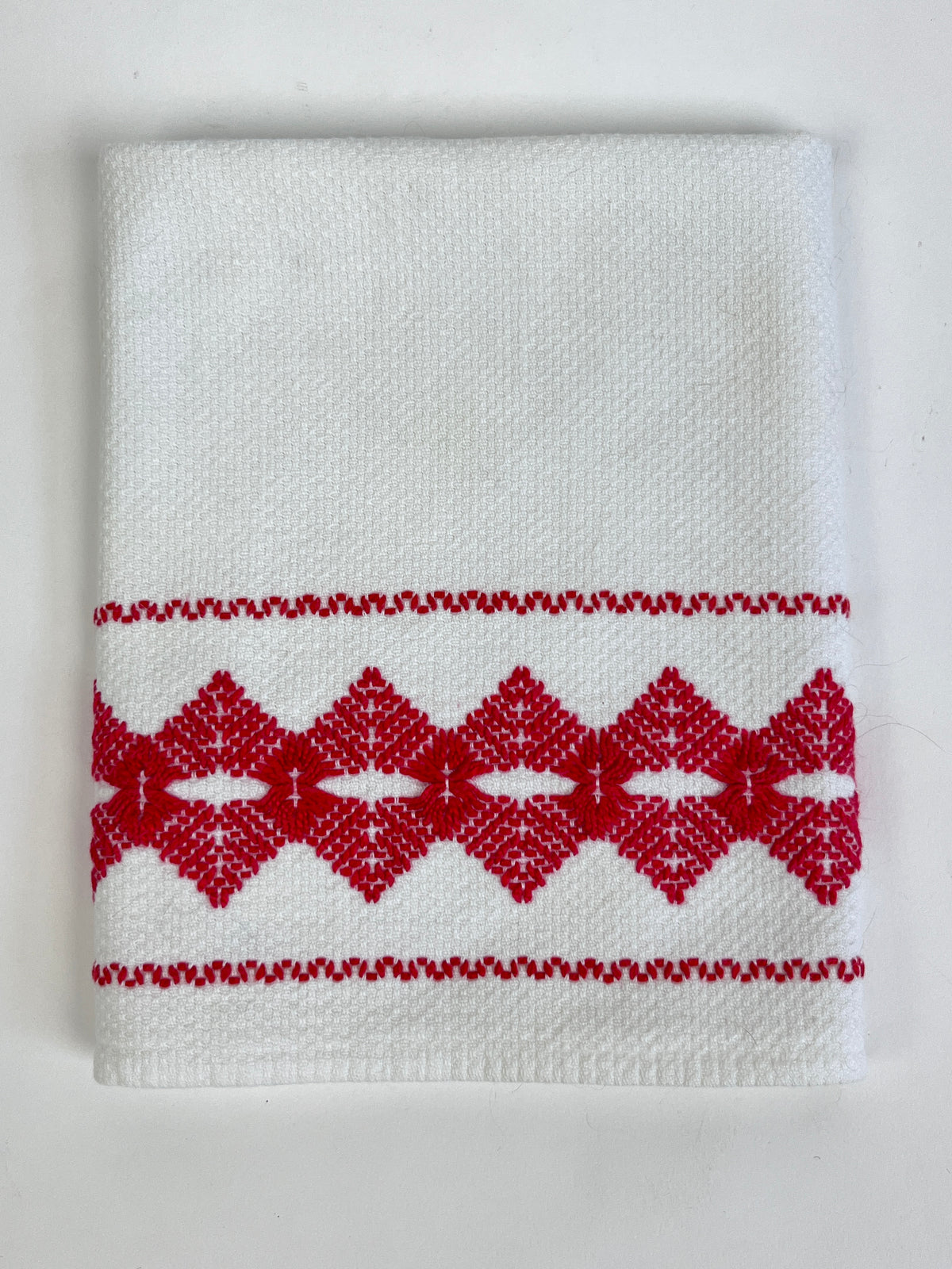Vintage Swedish Embroidered Guest Towels