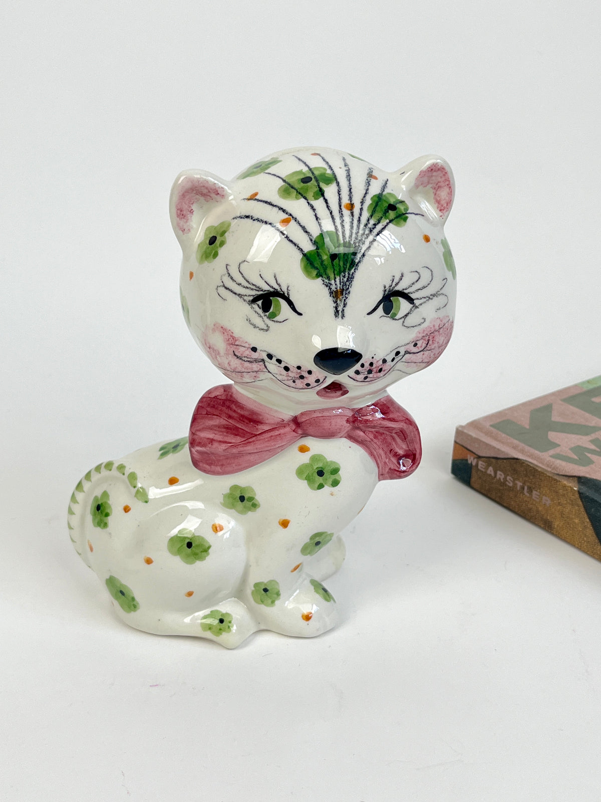 Vintage Hand-Painted Italian Kitty Bank