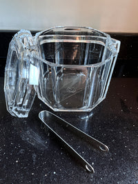Vintage Lucite Lidded Ice Bucket by Grainware