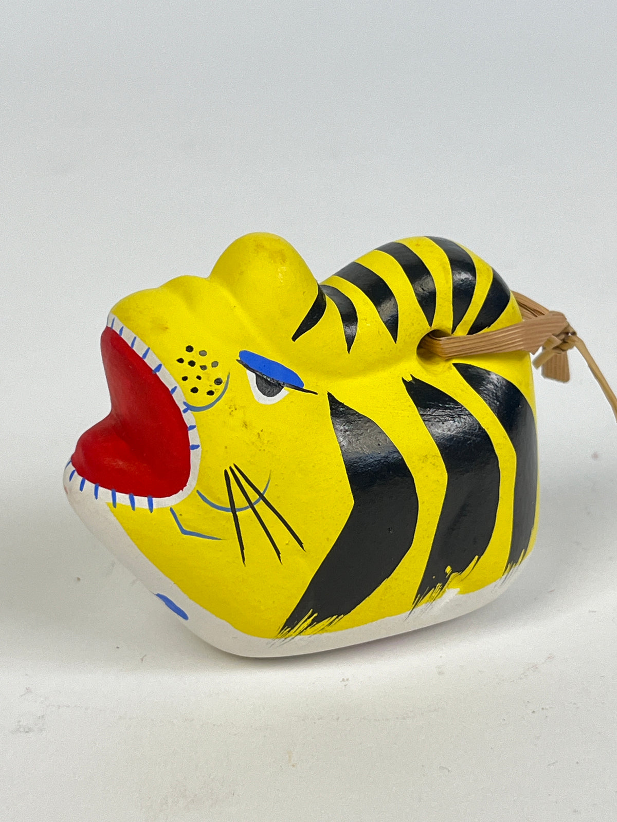 Vintage Japanese Zodiac Clay Bell - Tiger