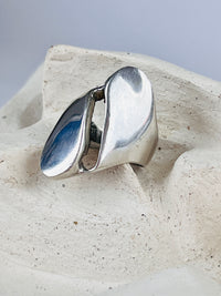 Modernist Sterling Ring