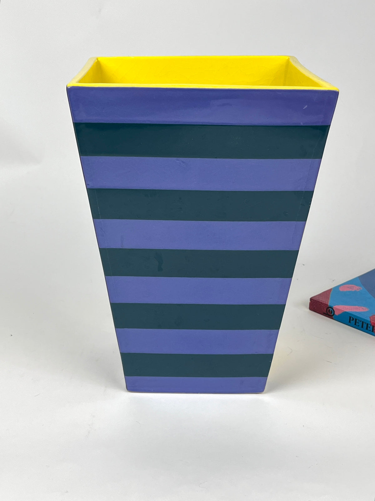 Postmodern Ceramic Waste Basket