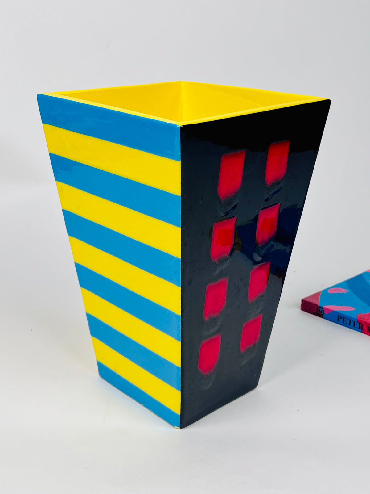 Postmodern Ceramic Waste Basket