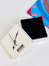 90s Moschino Hours & Minutes Watch and Desk Clock - “I 🖤 Moschino”