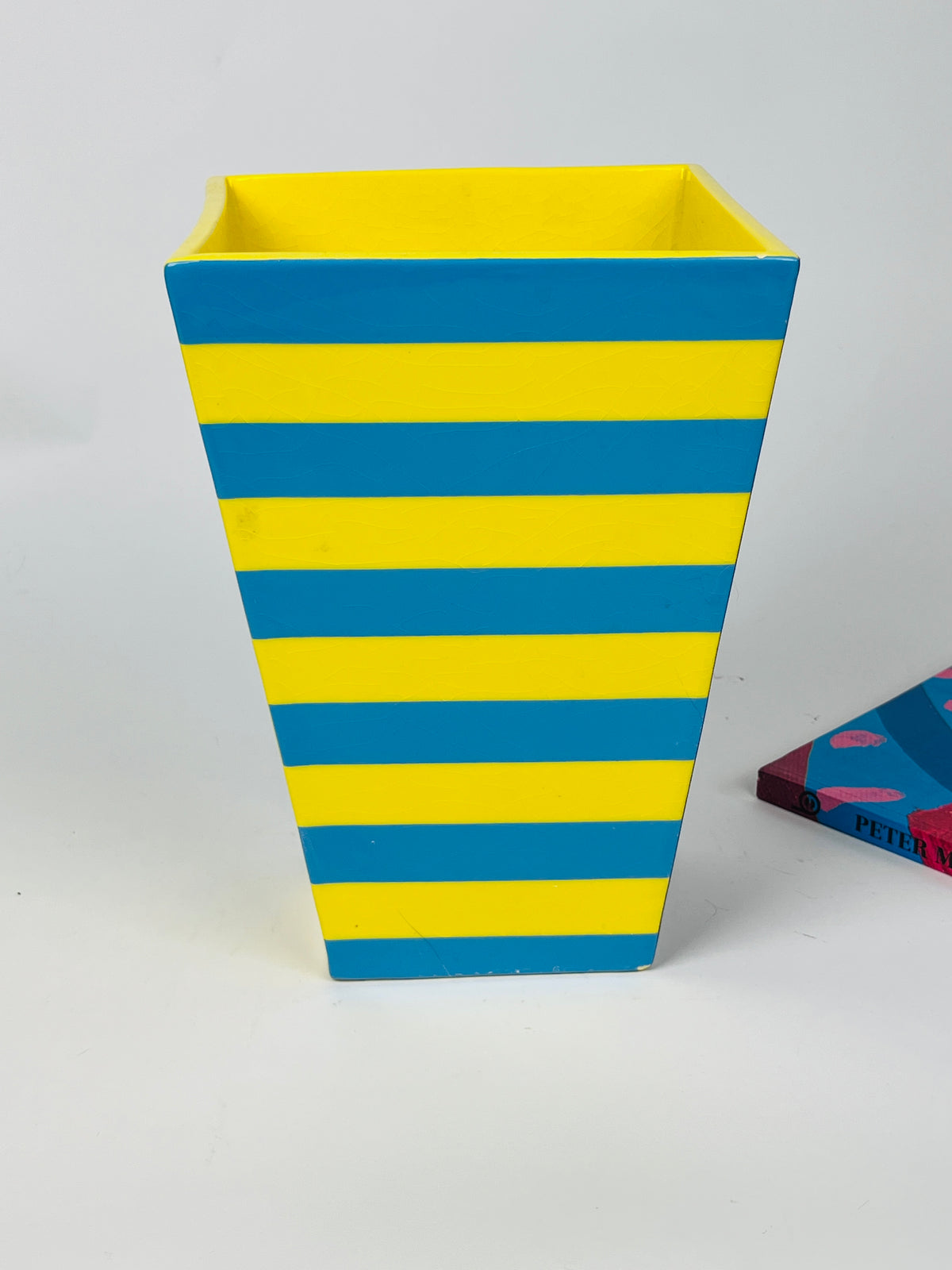 Postmodern Ceramic Waste Basket