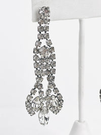Vintage Rhinestone Drop Earrings