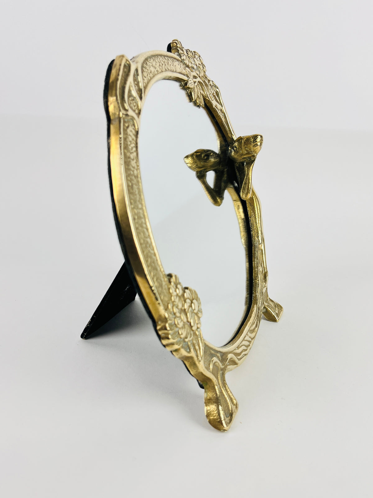 Brass Art Nouveau Mirror