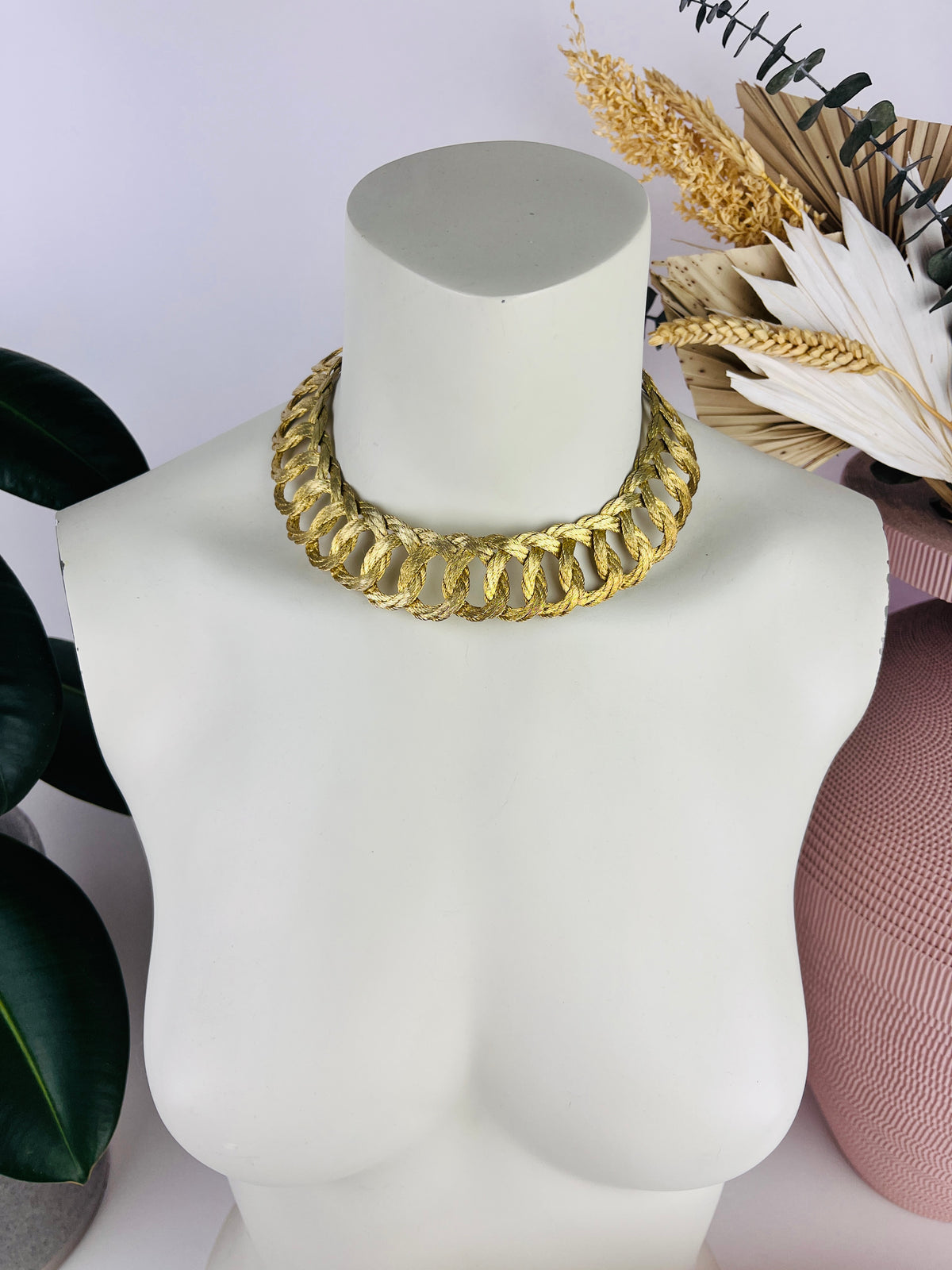 Vintage Braided Wire Necklace