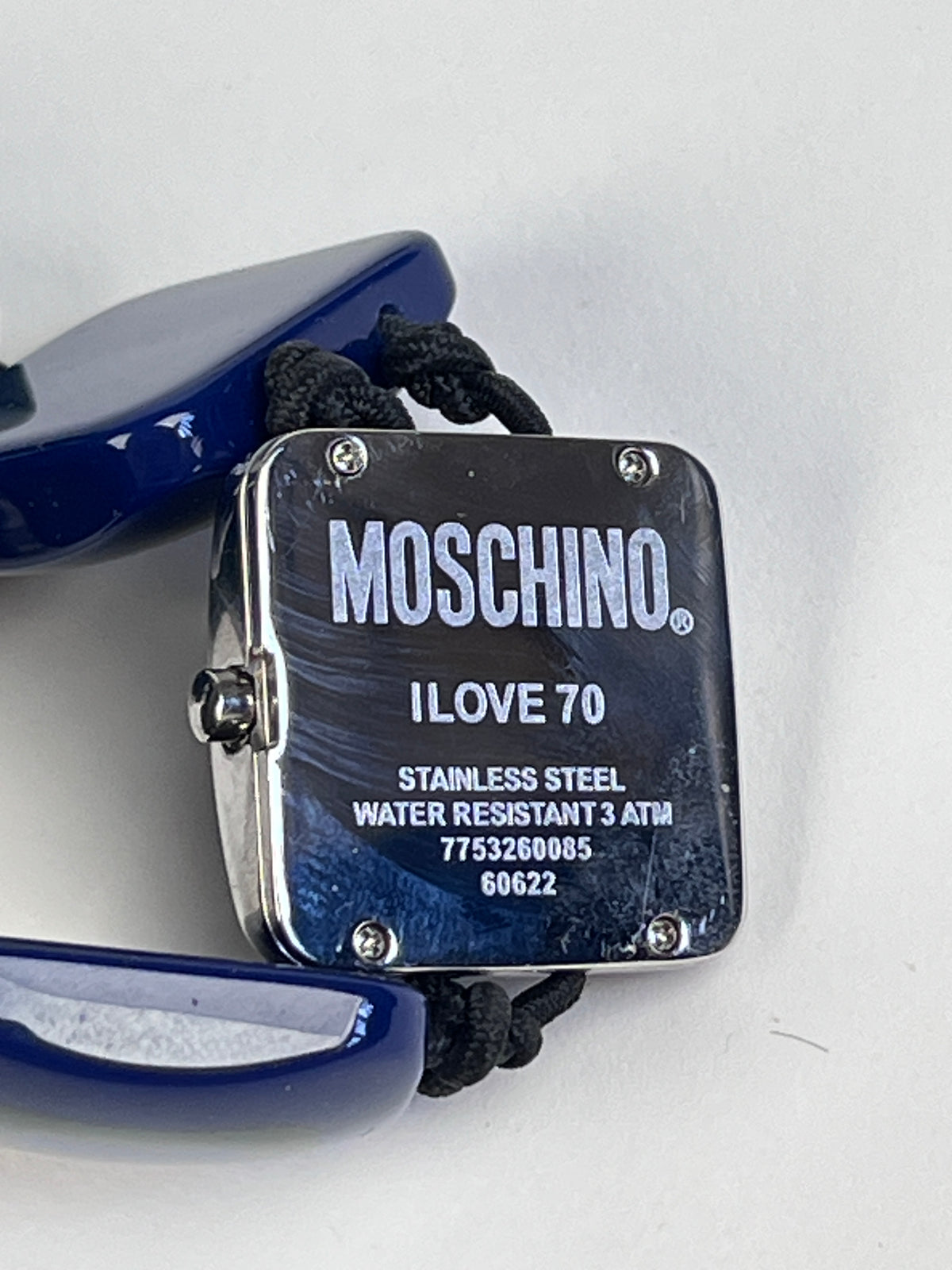 90s Moschino Hours & Minutes Watch and Desk Clock - “I Love 70”
