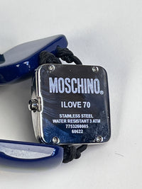 90s Moschino Hours & Minutes Watch and Desk Clock - “I Love 70”