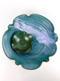 Handmade Studio Pottery Chip and Dip