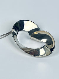 Sterling Silver Modernist Necklace