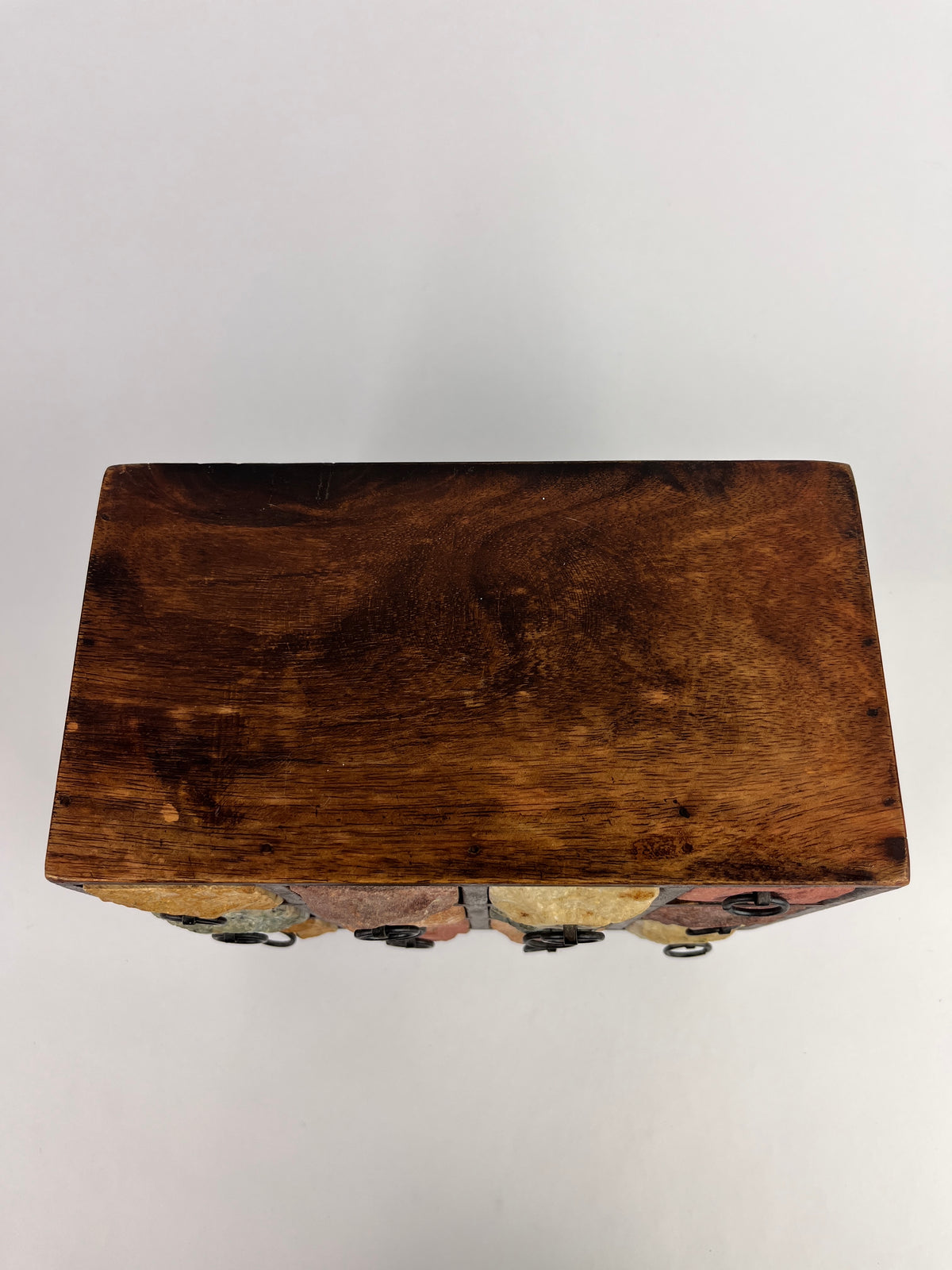 Vintage Stone and Wood Box