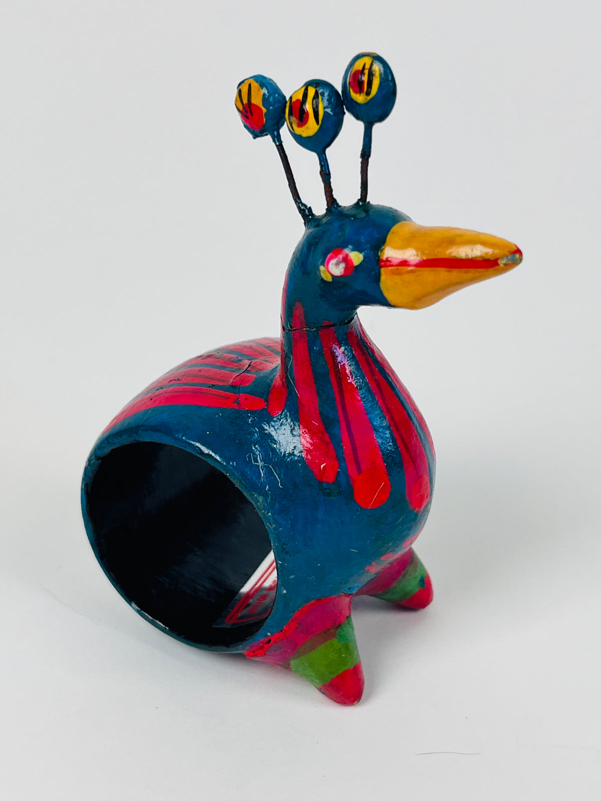 Vintage Handmade Napkin Rings, 8pc