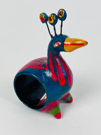 Vintage Handmade Napkin Rings, 8pc