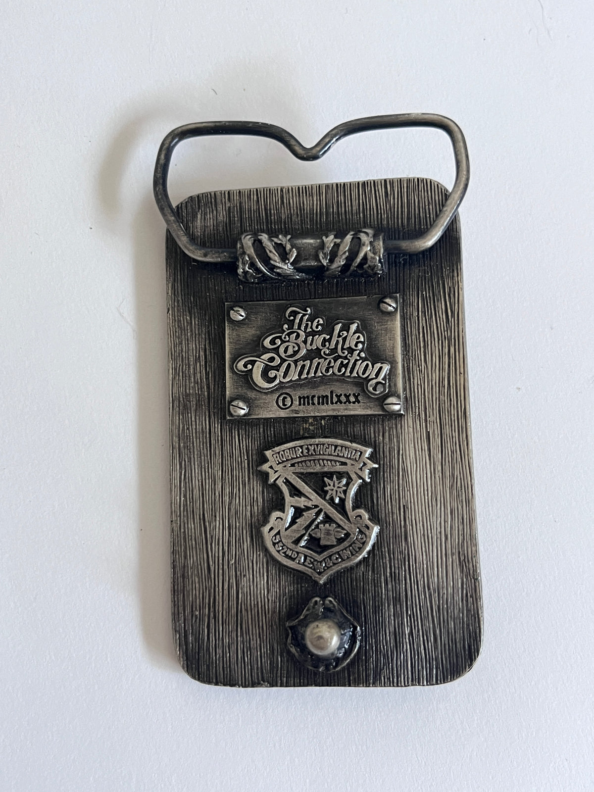 Vintage Warning Star Belt Buckle
