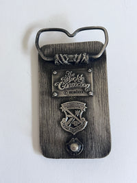 Vintage Warning Star Belt Buckle