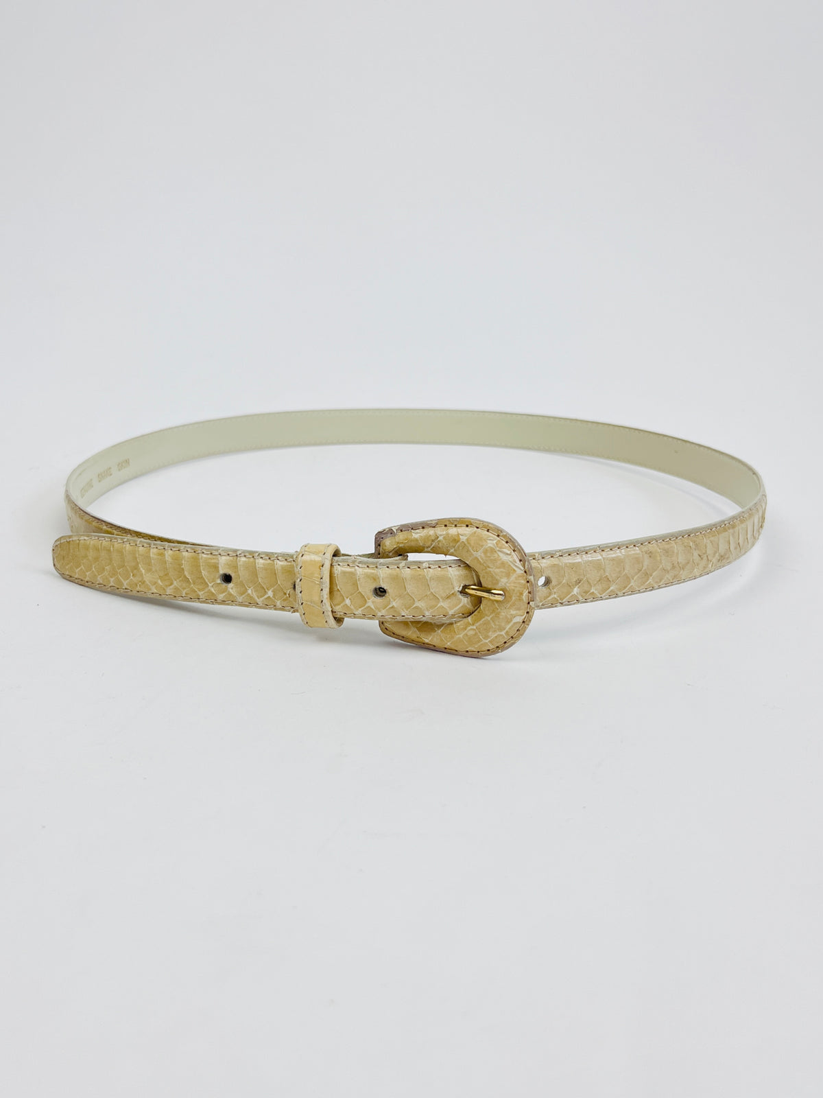 Vintage Snakeskin Belt