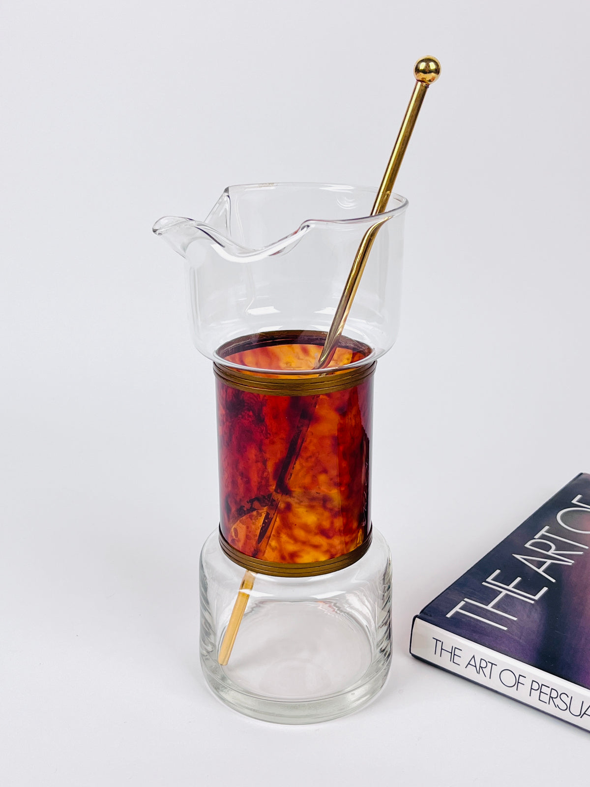 Vintage Mid-Century Cocktail Pitcher & Stirrer