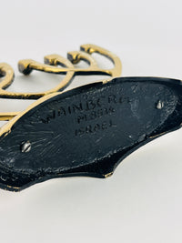 Textured Brass Menorah