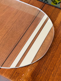 Postmodern Silver-Banded Acrylic Placemats