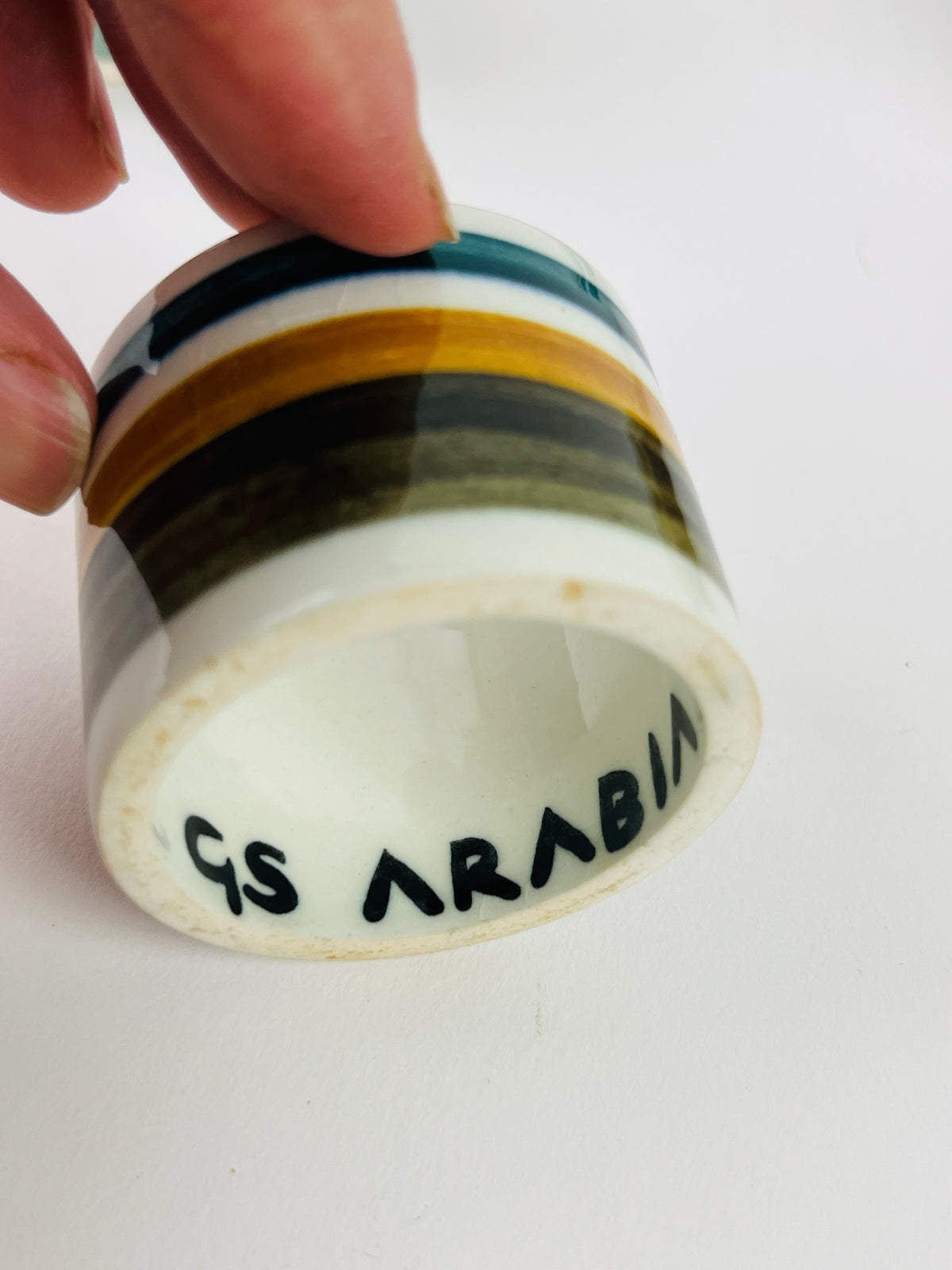 MCM Napkin Rings by Gunnel Sallman for Arabia Finland, 8pc
