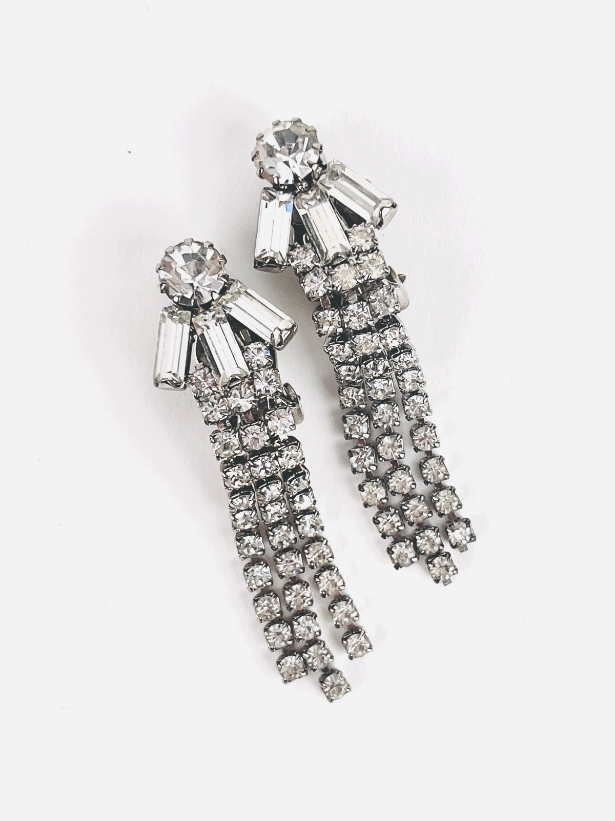 Vintage Rhinestone Earrings