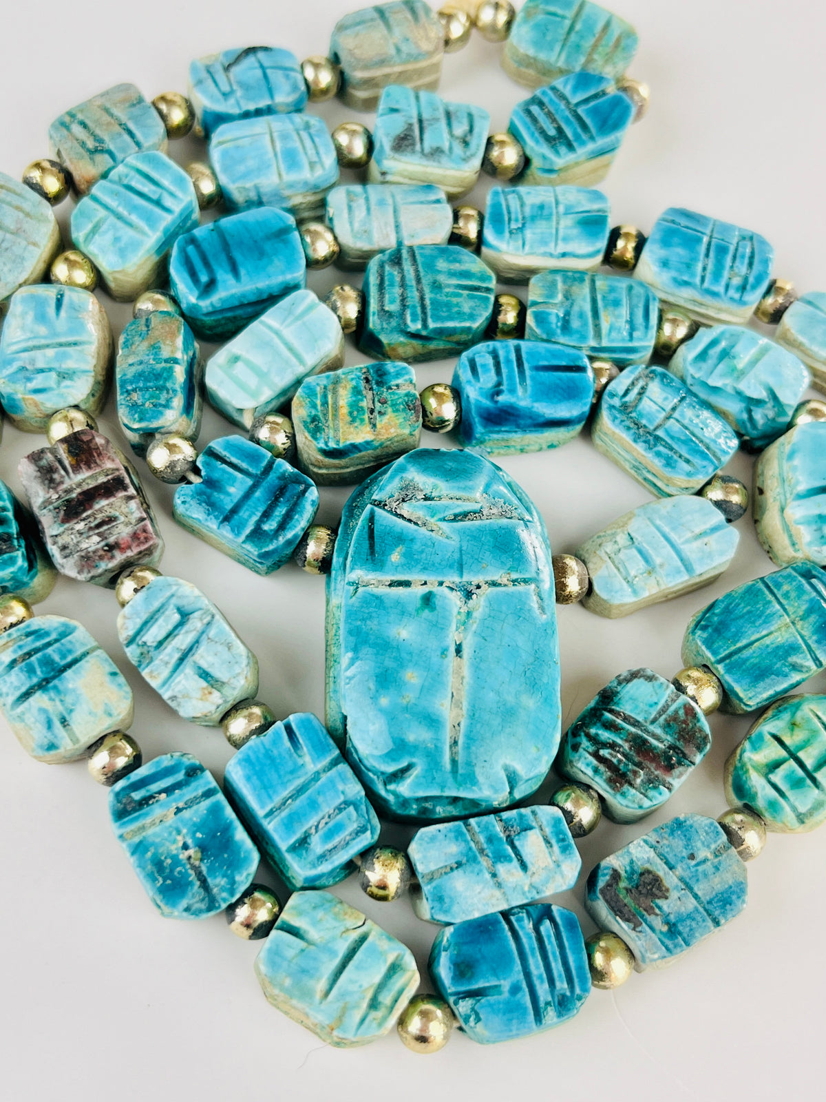 Vintage Scarab Necklace