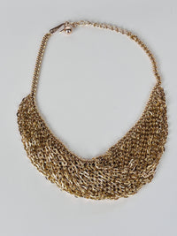Vintage Multi-Chain Bib Necklace
