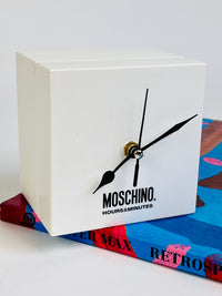 90s Moschino Hours & Minutes Watch and Desk Clock - “I 🖤 Moschino”