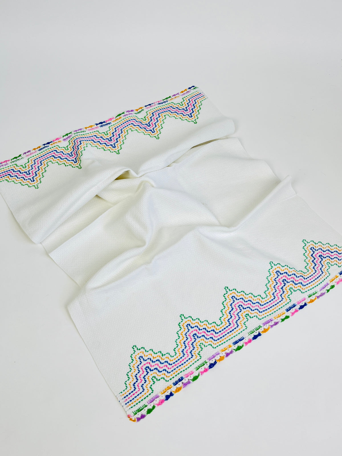 Vintage Swedish Embroidered Guest Towels