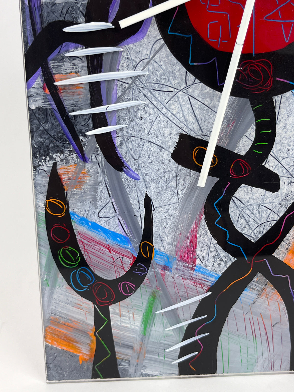 Vintage Postmodern Clock by David Scherer