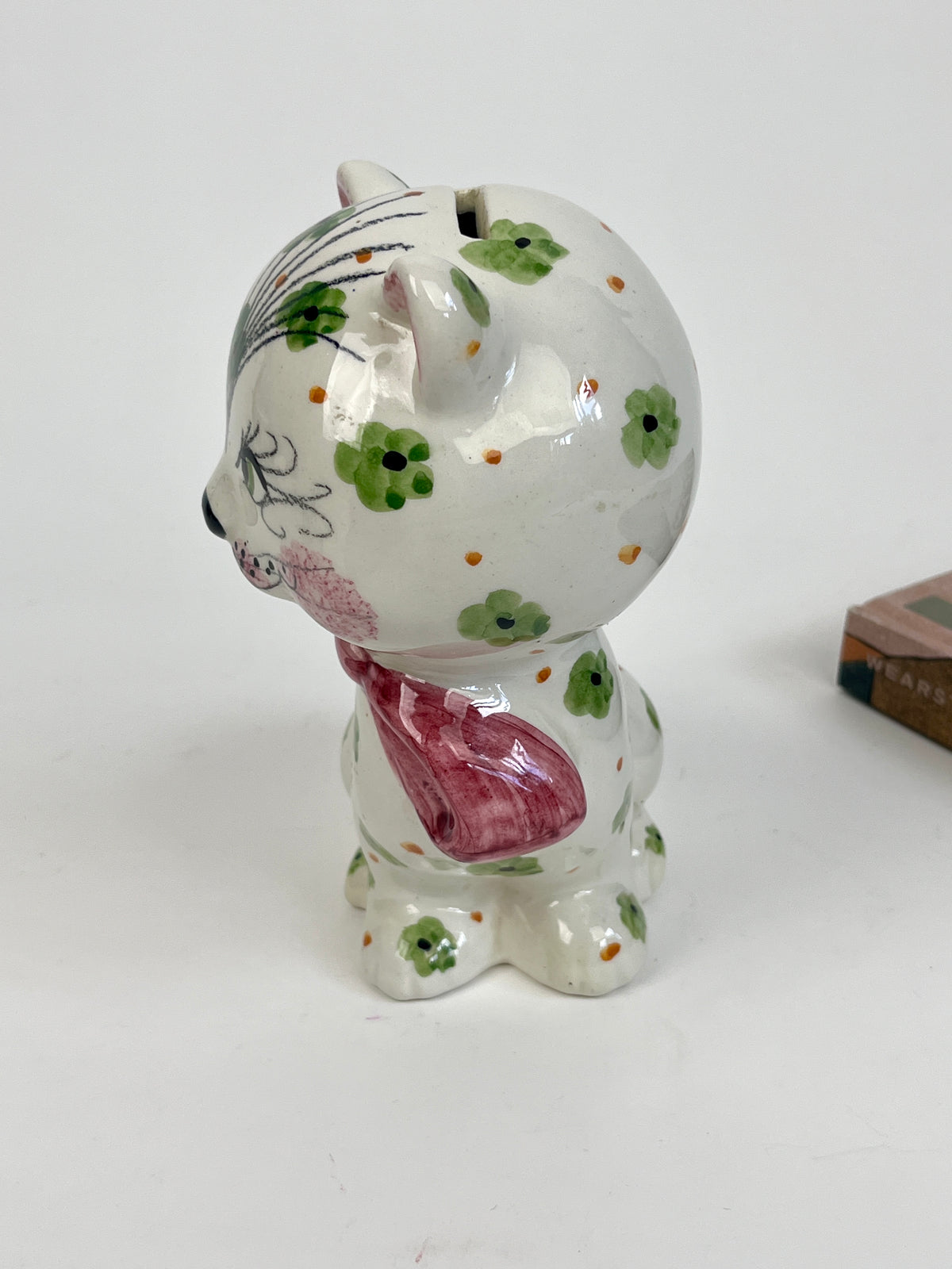 Vintage Hand-Painted Italian Kitty Bank