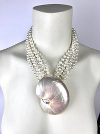 Vintage Nautilus Shell Necklace