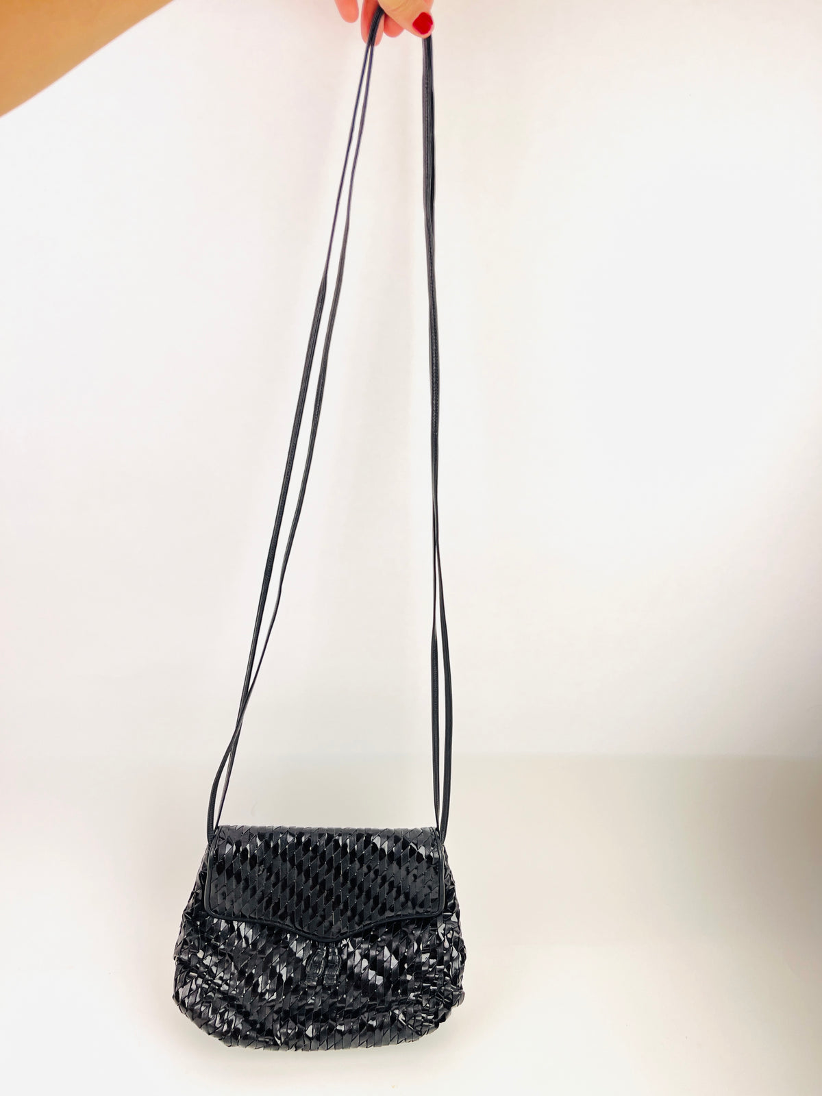 Vintage Woven Leather Bag