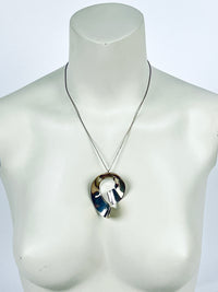 Sterling Silver Modernist Necklace
