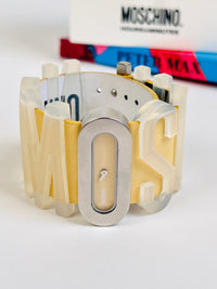 90s Moschino Hours & Minutes Watch and Desk Clock - “I 🖤 Moschino”