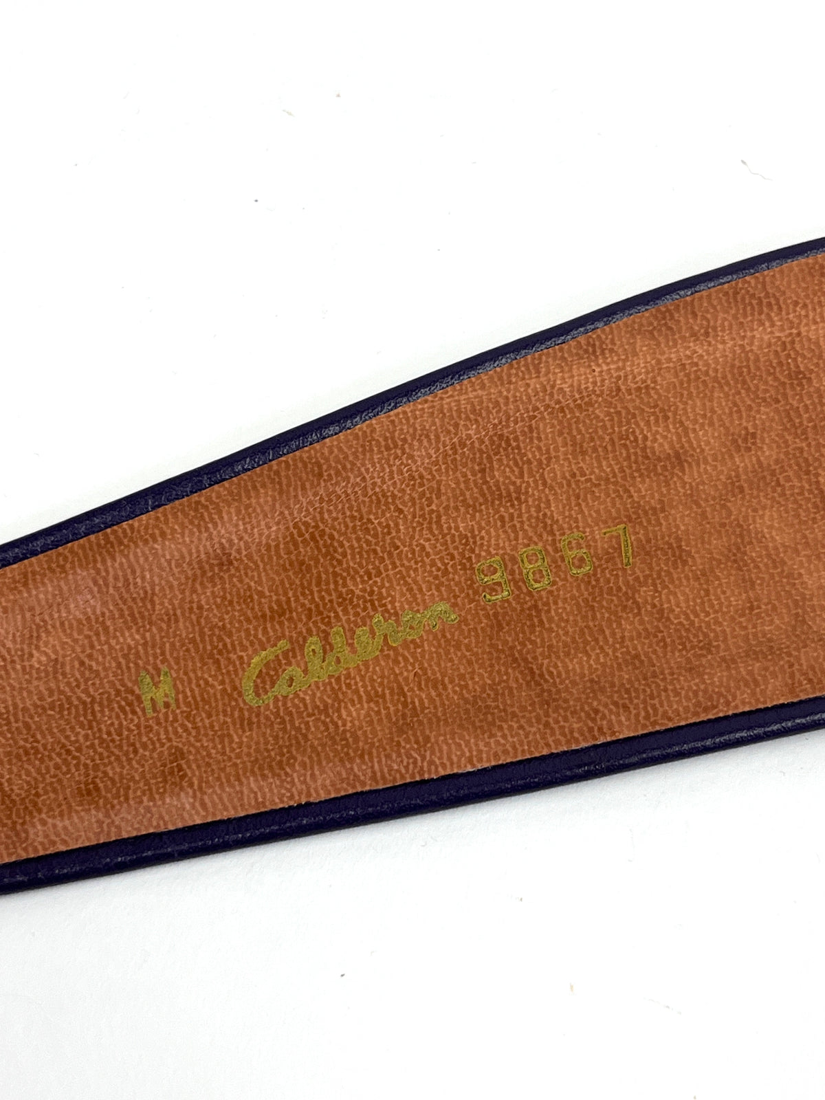 Vintage Leather Calderon Belt