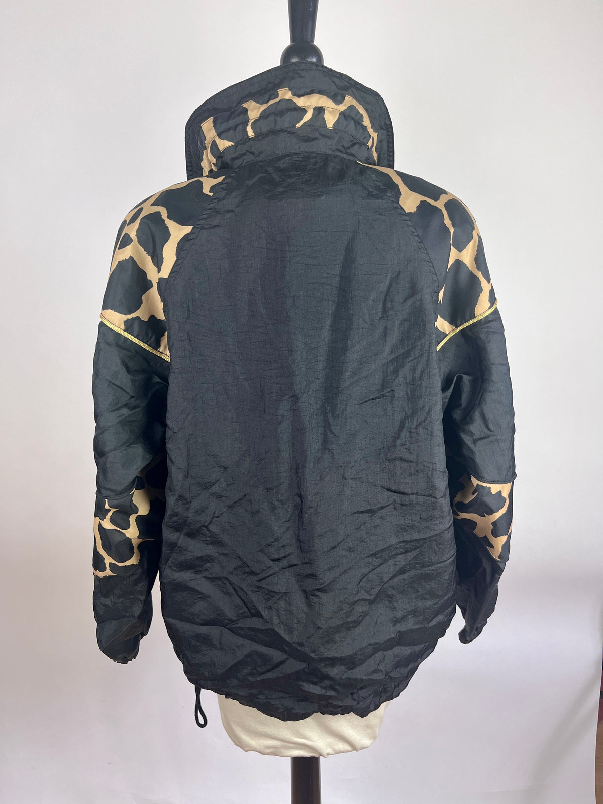 Vintage Animal Print Windbreaker Jacket