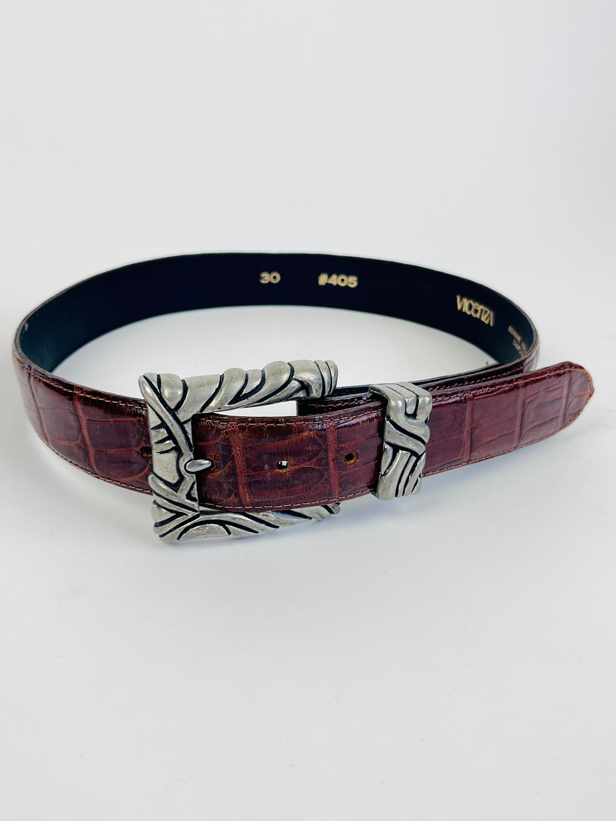 Vintage Italian Calfskin Vicenza Belt