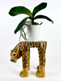 Vintage Tiger Plant Stand