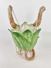 Rare Vintage Fitz & Floyd Hanging Monkey Planter