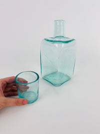 Blown Glass Bedside Carafe Set